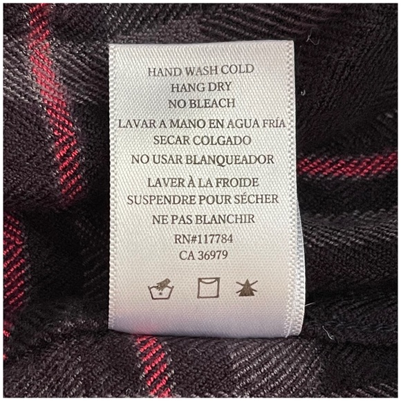 Rails Hunter Shirt in Coal-Grey-Rose Small - Picture 13 of 16